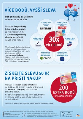 akční leták dm drogerie 11.2.2021-10.3.2021