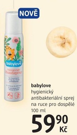 Antibakteriální sprej na ruce Babylove