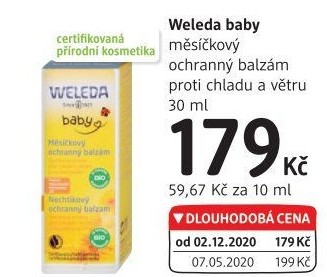 Balzám ochranný měsíčkový Weleda