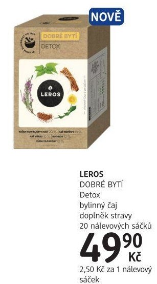 Čaj bylinný funkční Leros