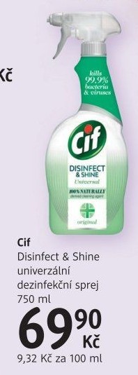 Čistič univerzální ve spreji Disinfect &amp