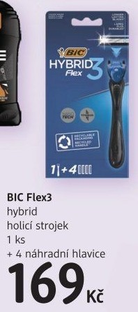 Holicí strojek pánský Flex3 Hybrid BiC