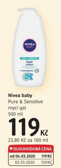 Mycí gel dětský Baby Nivea
