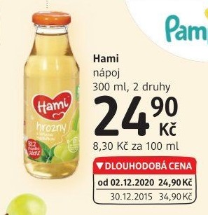 Nápoj ovocný Hami