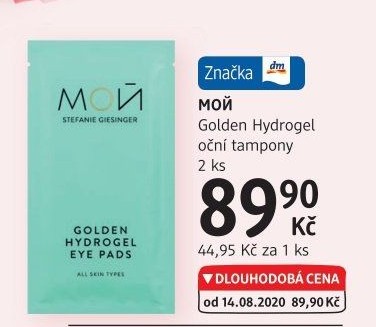 Oční tampony Golden Hydrogel MO?