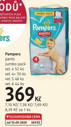 Pleny dětské Pampers Pants