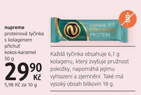 Proteinová tyčinka Collagen Nupreme