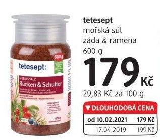 Sůl do koupele Tetesept