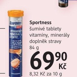 Šumivé tablety Sportness