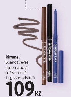 Tužka na oči voděodolná Scandal Eyes Rimmel