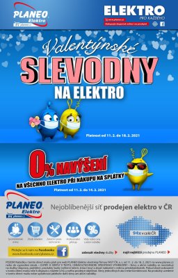 akční leták Planeo Elektro 11.2.2021-18.2.2021