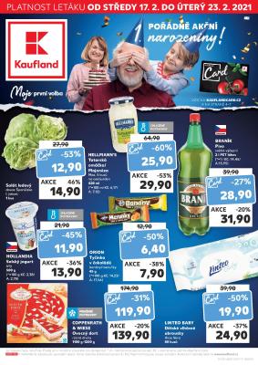 akční leták Kaufland 17.2.2021-23.2.2021