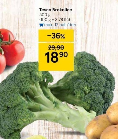 Brokolice Tesco