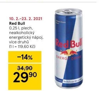 Energetický nápoj Red Bull