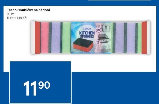 Houbičky na nádobí Tesco