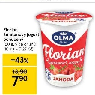 Jogurt smetanový Florian Olma