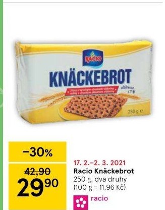 Knäckebrot Racio