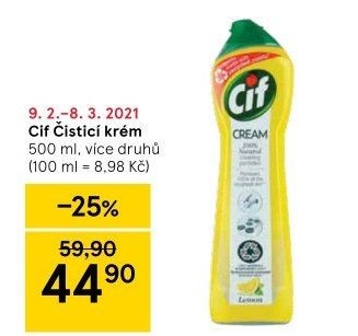 Krémový čistič Cif Cream