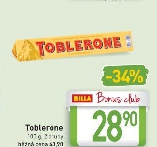 Čokoláda Toblerone