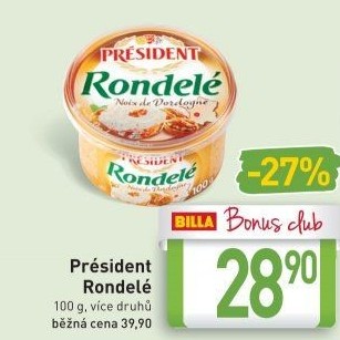 Sýr termizovaný Rondelé President