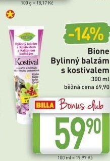 Tělový balzám Bione Cosmetics