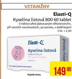 Doplněk stravy Kyselina listová Elasti-Q