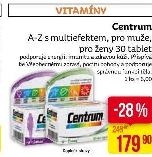Doplněk stravy od A až po Železo Centrum