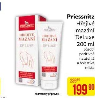 Mazání hřejivé De Luxe Priessnitz