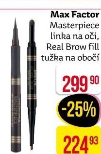 Oční linky ve fixu Masterpiece Max Factor