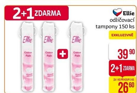 Odličovací tampony Ellie