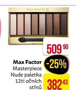 Paletka očních stínů Masterpiece Nudes Max Factor