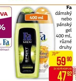 Sprchový gel Fa