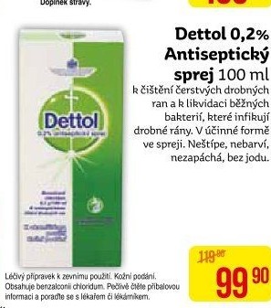 Sprej antiseptický Dettol