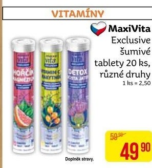 Šumivé tablety Exclusive MaxiVita