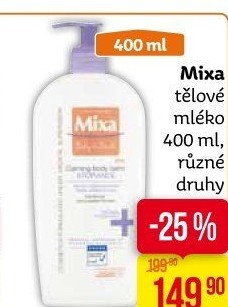 Tělové mléko Mixa