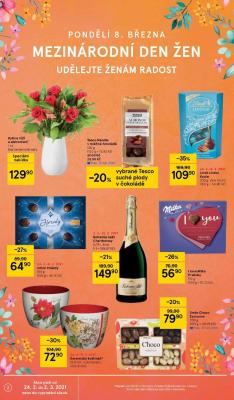 akční leták Tesco 24.2.2021-2.3.2021