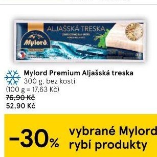 Aljašská treska filé pro děti mražené Premium Mylord