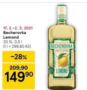 Becherovka Lemond