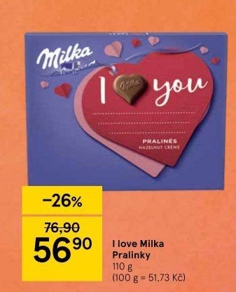 Bonboniéra I Love Milka