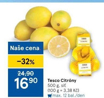 Citrony Tesco
