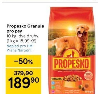Granule pro psy Propesko