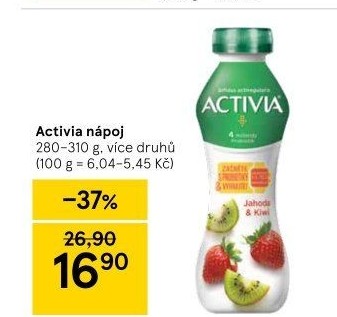 Jogurtový nápoj Activia Danone