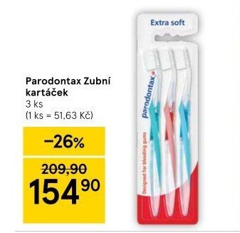 Kartáček na zuby Parodontax