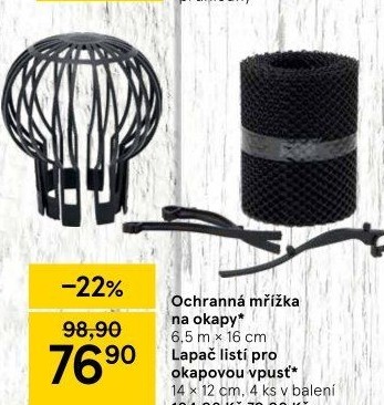 Ochranná síť do okapu