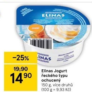 Ochucený jogurt řecký Elinas