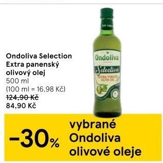 Olivový olej extra panenský Selection Ondoliva