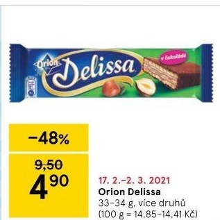 Oplatky Delissa Orion