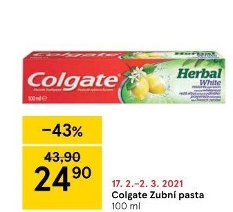 Pasty na zuby Colgate