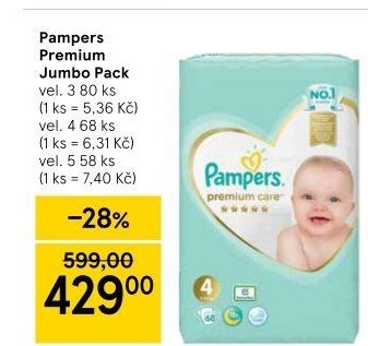 Pleny dětské Pampers Premium Care
