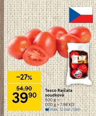Rajčata soudková Tesco